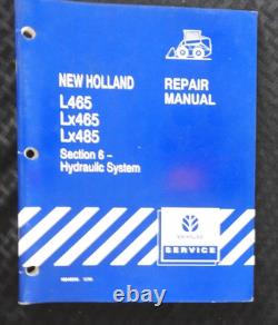GENUINE New Holland L465 Lx465 Lx485 Skid Steer Loader Tractor Service Manual