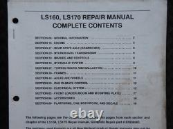 GENUINE New Holland LS160 LS170 Skid Steer Loader Workshop Service Repair Manual