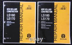 GENUINE New Holland LS160 LS170 Skid Steer Loader Workshop Service Repair Manual