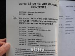 GENUINE New Holland LS160 LS170 Skid Steer Loader Workshop Service Repair Manual