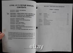 GENUINE New Holland LS160 LS170 Skid Steer Loader Workshop Service Repair Manual