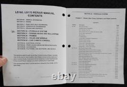 GENUINE New Holland LS160 LS170 Skid Steer Loader Workshop Service Repair Manual