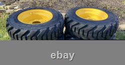 HD 10-16.5 SKS-8 Skid Steer Tires/Rims for New Holland L553, L555 & more (6LUG)