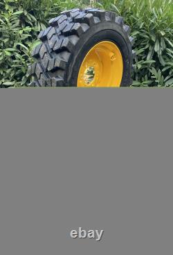 HD 10-16.5 SKS-9 Skid Steer Tires/Rims for New Holland, John Deere & more-10X16.5