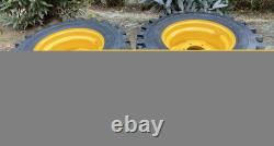 HD 10-16.5 SKS-9 Skid Steer Tires/Rims for New Holland, John Deere & more-10X16.5