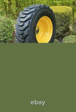 HD 12-16.5 SKS-8 Skid Steer Tires/Rims for New Holland & more-14PLY-12X16.5