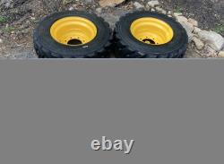 HD 12-16.5 SKS-8 Skid Steer Tires/Rims for New Holland & more-14PLY-12X16.5