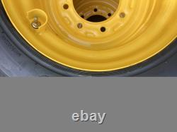 HD 12-16.5 SKS-8 Skid Steer Tires/Rims for New Holland & more-14PLY-12X16.5