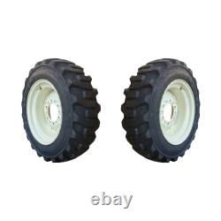 HD 27X8.50-15 XD2010 Skid Steer Tires/Rims for Case, New Holland & more (6 LUG)