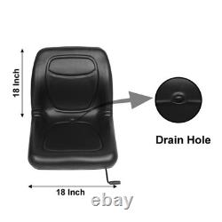 High Back Black Seat Fits Ford New Holland Skid Steer L781 L784 L785 L600