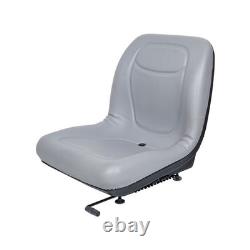 High Back Gray Seat Fits Ford New Holland Skid Steer LS190 LS190. B SL40B