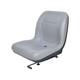 High Back Gray Seat Fits Ford New Holland Skid Steer LS190 LS190. B SL40B