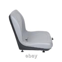 High Back Gray Seat Fits Ford New Holland Skid Steer LS190 LS190. B SL40B