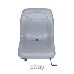 High Back Gray Seat Fits Ford New Holland Skid Steer LS190 LS190. B SL40B