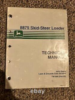 John Deere 8875 Skid Steer Loader Technical Repair Manual TM1566 (FEB95)