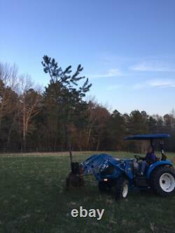 Kubota/skid steer/new holland attachment, pole setter /sapling ripper