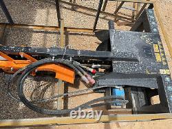 Mower King Hydraulic Skidsteer Trencher Skid Steer Attachment Bobcat CAT Case JD
