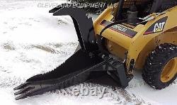 NEW 62 XL STUMP GRAPPLE BUCKET ATTACHMENT Skid Steer Track Loader Kubota Bobcat
