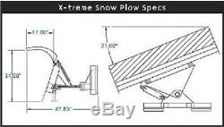 NEW 96 8' SNOW PLOW SKID STEER LOADER, Quick Attach-Tractors, bobcat, holland, case