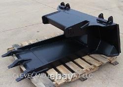 NEW HD CONCRETE SLAB REMOVAL BUCKET Pavement Claw Crab Skid-Steer Attachment