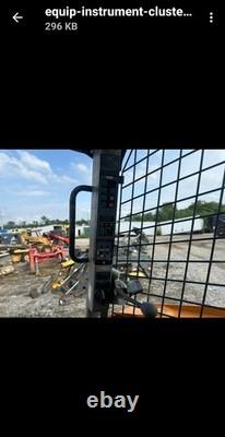 NEW HOLLAND Case Tr340 Skid Steer FORKLIFT 586H CNH INSTRUMENT CLUSTER 47558635