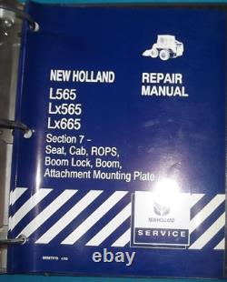 NEW HOLLAND L565 Lx565 LX665 SKID STEER SERVICE SHOP REPAIR MANUAL BOOK OEM