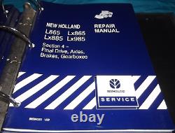 NEW HOLLAND L865 Lx865 Lx885 Lx985 SKID STEER SERVICE SHOP REPAIR MANUAL BOOK