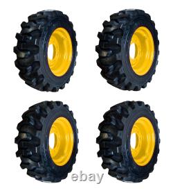 NEW Heavy Duty 10-16.5 Muddy Buddy Skid Steer Tires/Rims for New Holland & more