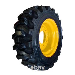 NEW Heavy Duty 10-16.5 Muddy Buddy Skid Steer Tires/Rims for New Holland & more