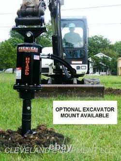 NEW PREMIER H015PD HYDRAULIC AUGER DRIVE ATTACHMENT Skid Steer Post Hole Digger