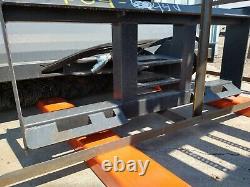 NEW Skid Steer Loader Hydraulic Sweeper Broom Attachment 72 6 feet Manual Angle