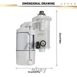 New 12V Starter For NEW HOLLAND Skid Steer L465 LX465 LX485 N843 Diesel 1994-99