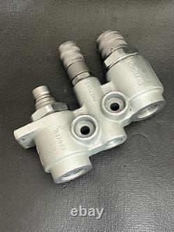 New Holland #47396759 Old #84173613 Faster 4BD4FH flat face Manifolds no inlets