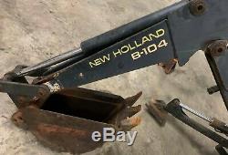 New Holland B-104 Backhoe Skid Steer Attachment B104 L450 L550 L780