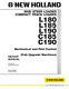 New Holland C185, C190, L180, L185, L190 Skid Steer Loader Repair Service Manual