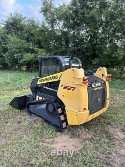 New Holland C227 Skid Steer Track Loader Two Speed Joystick Controls Enclosed