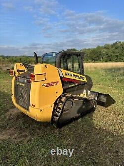 New Holland C227 Skid Steer Track Loader Two Speed Joystick Controls Enclosed