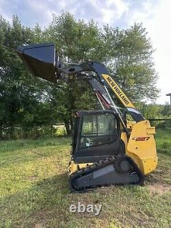 New Holland C227 Skid Steer Track Loader Two Speed Joystick Controls Enclosed