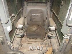 New Holland C238 Cab ROPS Seat, Joysticks, Harness, Cluster Skid Steer Loader