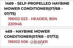 New Holland FORD Skid Shoe 196102 Haybine Mower Conditioner 1469 & 469
