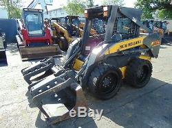 New Holland L-160 Super Boom Skid Loader 1 Original Owner Super Low Hours