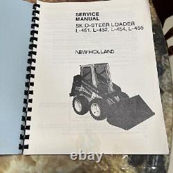 New Holland L-451 L-452 L-454 L-455 Skid Steer Service Manual
