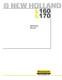 New Holland L160, L170 Skid Steer Loader Service Manual Repair Shop Book