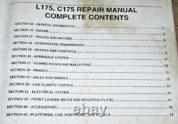 New Holland L175 C175 Skid Steer & Track Loader Service Repair Manual ORIGINAL