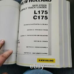 New Holland L175, C175 Skid Steer Track Loader Service Repair Manual Set OEM