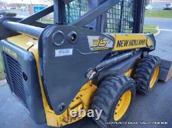 New Holland L175 Skid Steer Loader CAB HEAT AIR CONDITION 2 SPEED 2250 Hours