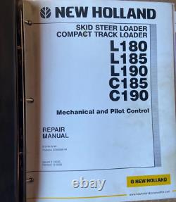 New Holland L180 L185 L190 C185 C190 Skid Steer/Compact Loader Repair Manual