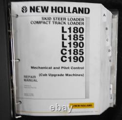 New Holland L180 L185 L190 C185 C190 Skid Steer Loader Tractor Service Manuals
