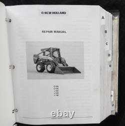 New Holland L180 L185 L190 C185 C190 Skid Steer Loader Tractor Service Manuals