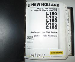 New Holland L180 L185 L190 C185 C190 Skid&Track Loader Service Repair Manual OEM